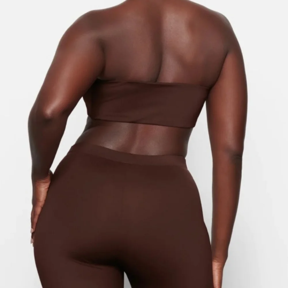 NWT SKIMS High Waist Recycled Swim Shorts Cocoa Plus 3X